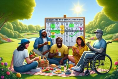 dias impeditivos y no impeditivos accidente de trafico