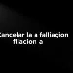 Cancelar la afiliación a AECC