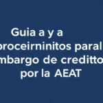 Guía y procedimientos para el embargo de créditos por la AEAT