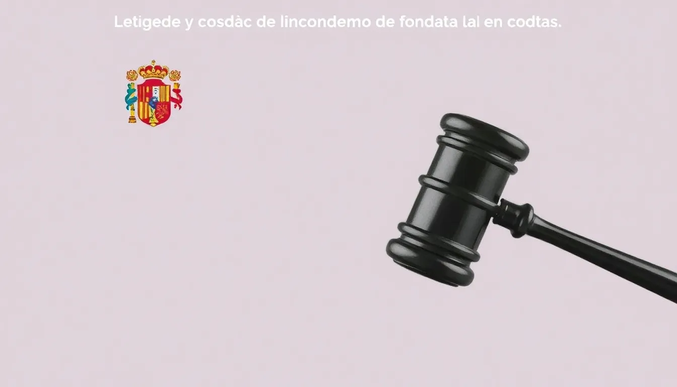 limites y criterios del importe maximo de condena en costas en espana