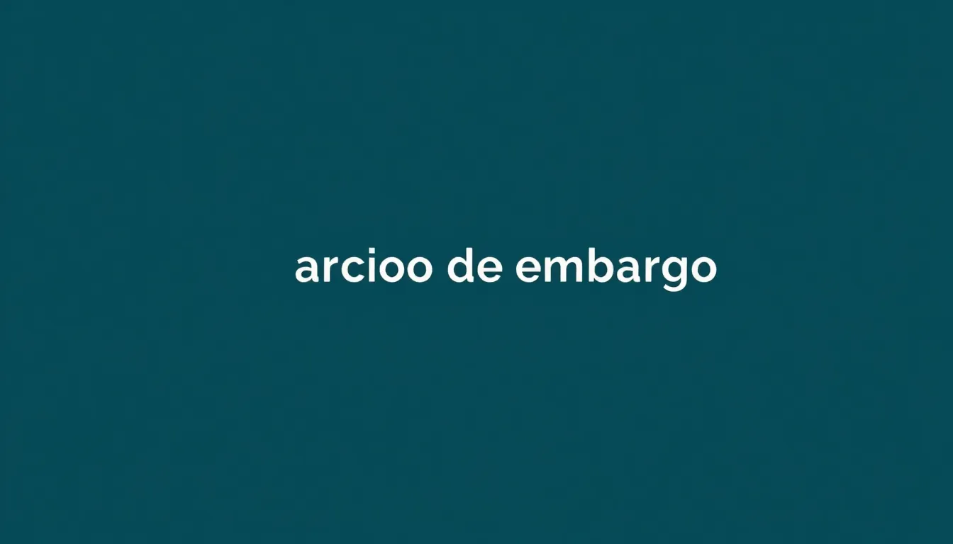 que es una notificacion de embargo y como responder
