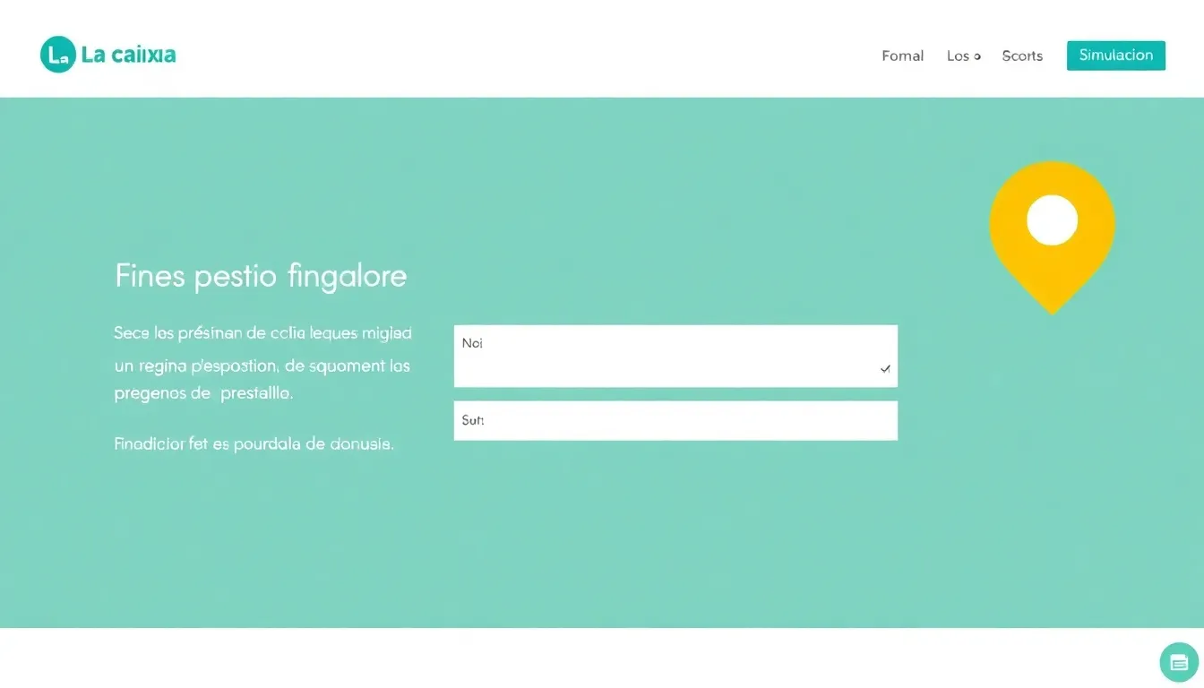 simulador de prestamos la caixa para conseguir financiacion
