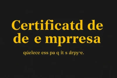 Certificado de empresa: qué es y para qué sirve 2 certificado de empresa que es y para que sirve