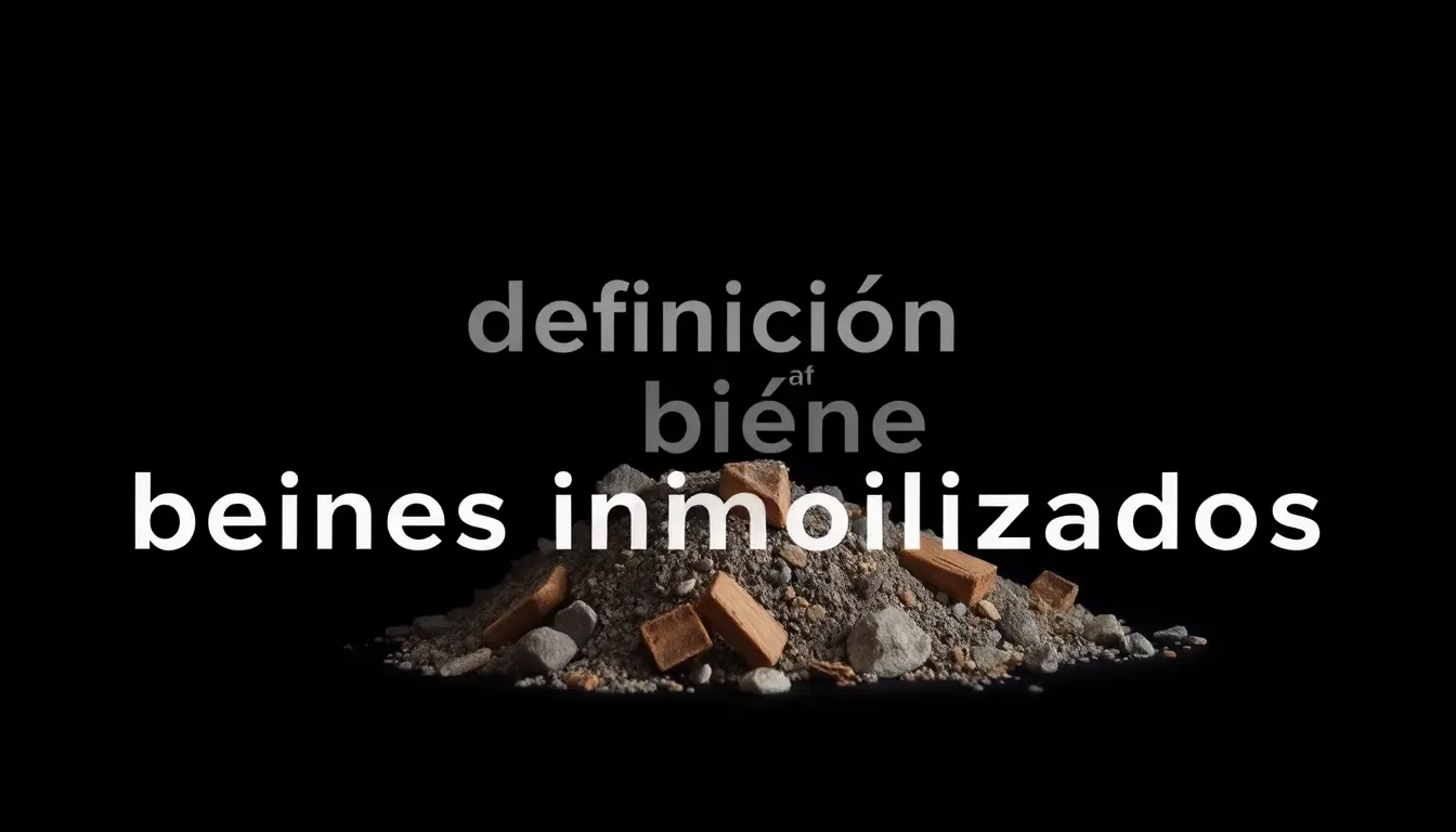 Definición de bienes inmovilizados y su importancia 2 definicion de bienes inmovilizados y su importancia