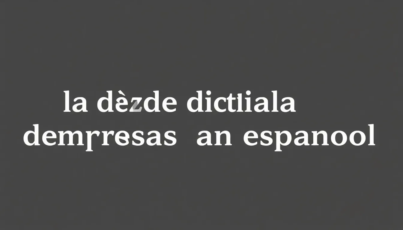 guia completa de diccionario de empresas en espanol