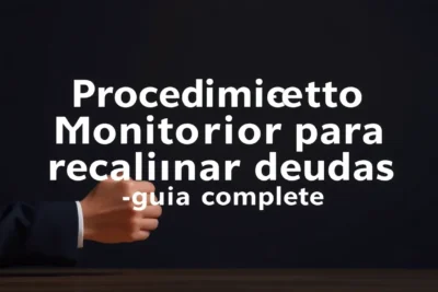 Procedimiento monitorio para reclamar deudas: guía completa 5 procedimiento monitorio para reclamar deudas guia completa