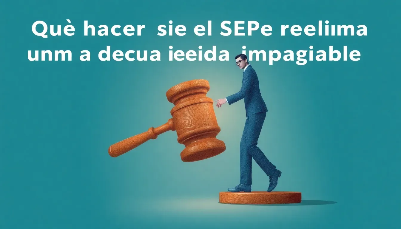 que hacer si el sepe reclama una deuda impagable