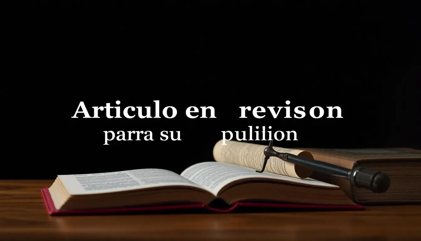 articulo en revision para su publicacion
