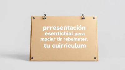 carta de presentacion esencial para potenciar tu curriculum