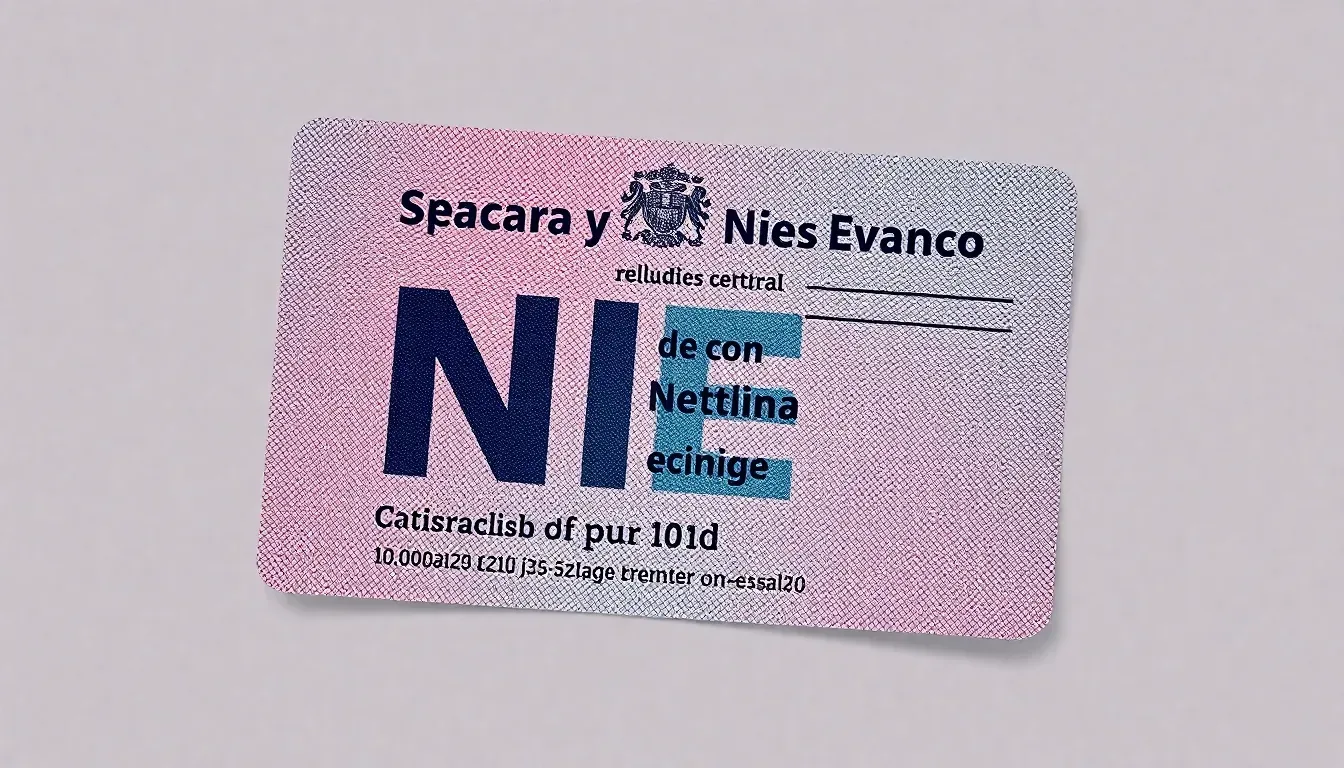 como obtener el numero de identificacion de extranjero nie en espana
