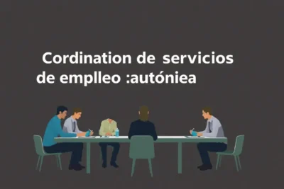 coordinacion de servicios de empleo autonomos en espana