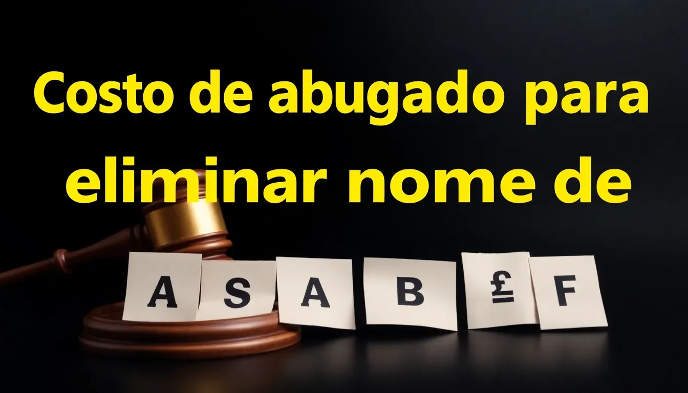 costo de abogado para eliminar nombre de asnef