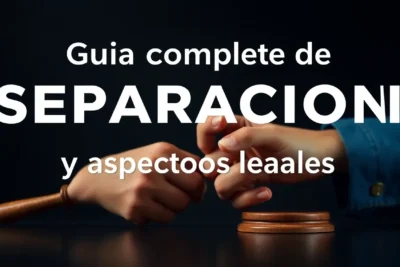 guia completa de separacion matrimonial y aspectos legales