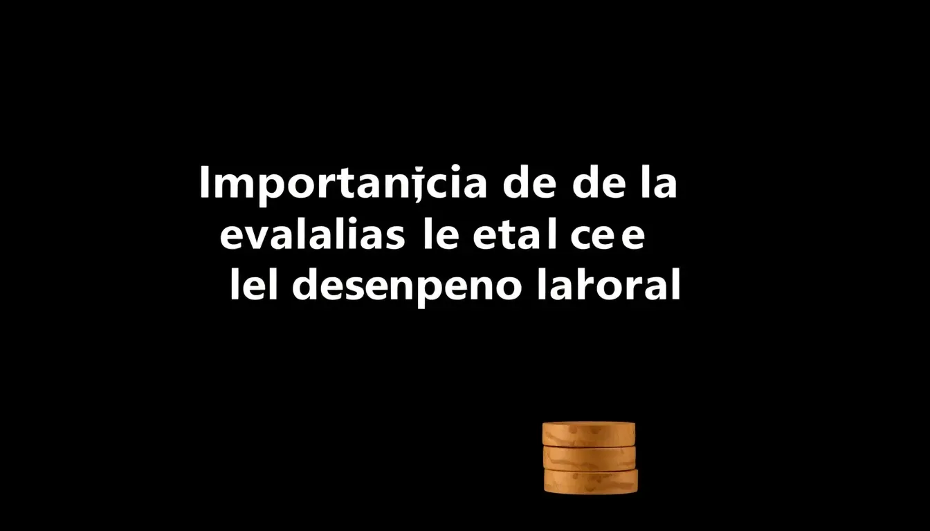 importancia de la evaluacion del desempeno laboral
