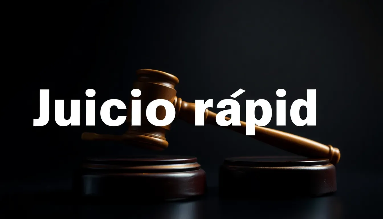 juicio rapido y todo lo que debes saber sobre el proceso