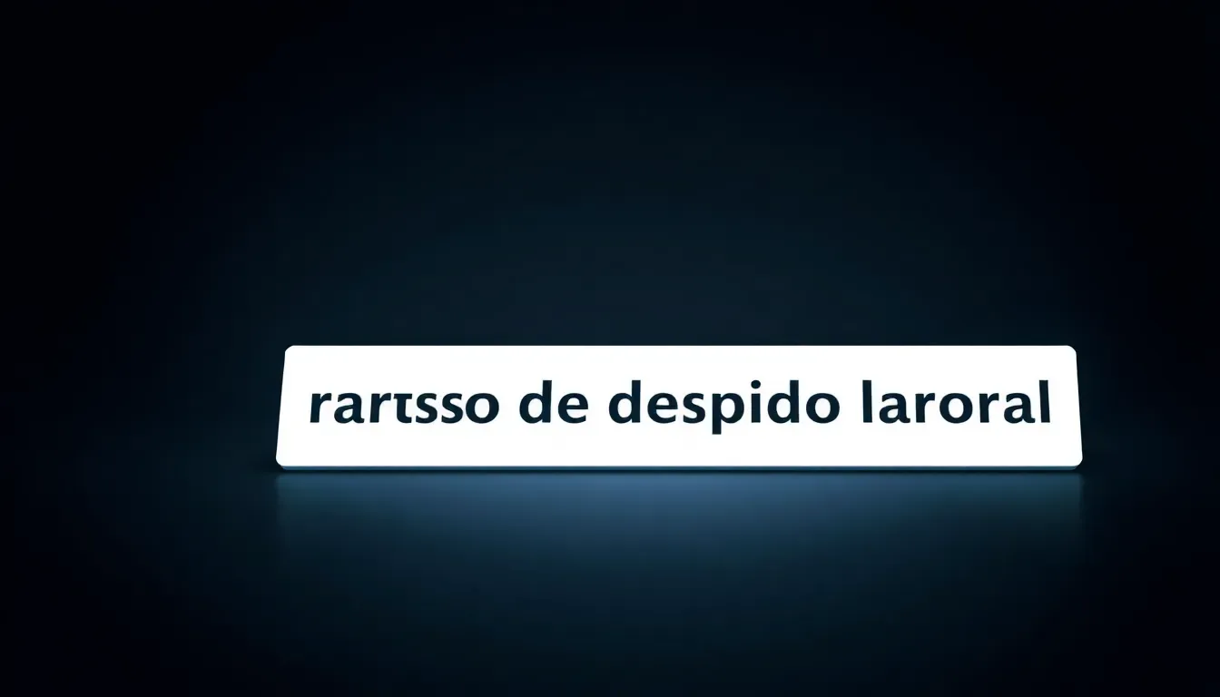 preaviso de despido laboral informacion esencial que debes conocer