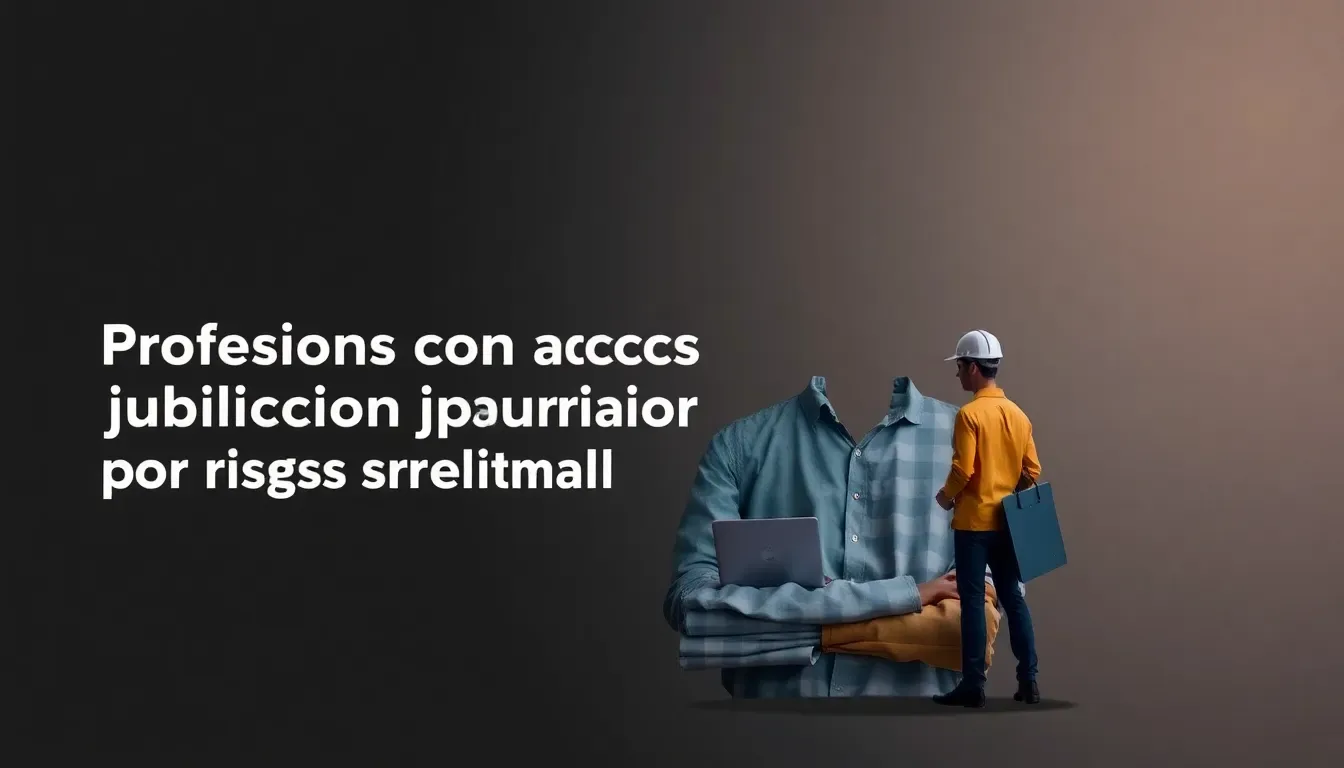 profesiones con acceso a jubilacion anticipada por riesgo laboral