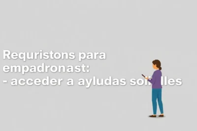 requisitos para empadronarse y acceder a ayudas sociales